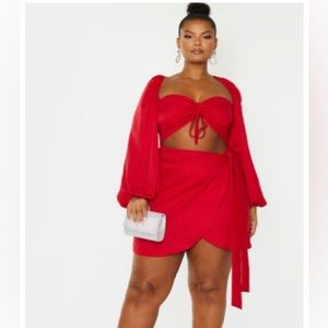 Plus Size Red Dress